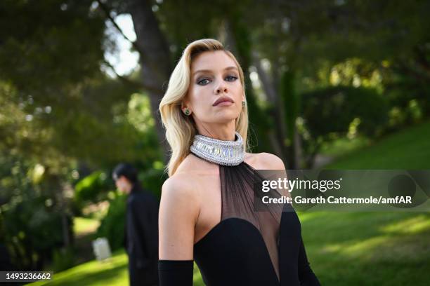 Stella Maxwell attends the amfAR Cannes Gala 2023 at Hotel du Cap-Eden-Roc on May 25, 2023 in Cap d'Antibes, France.