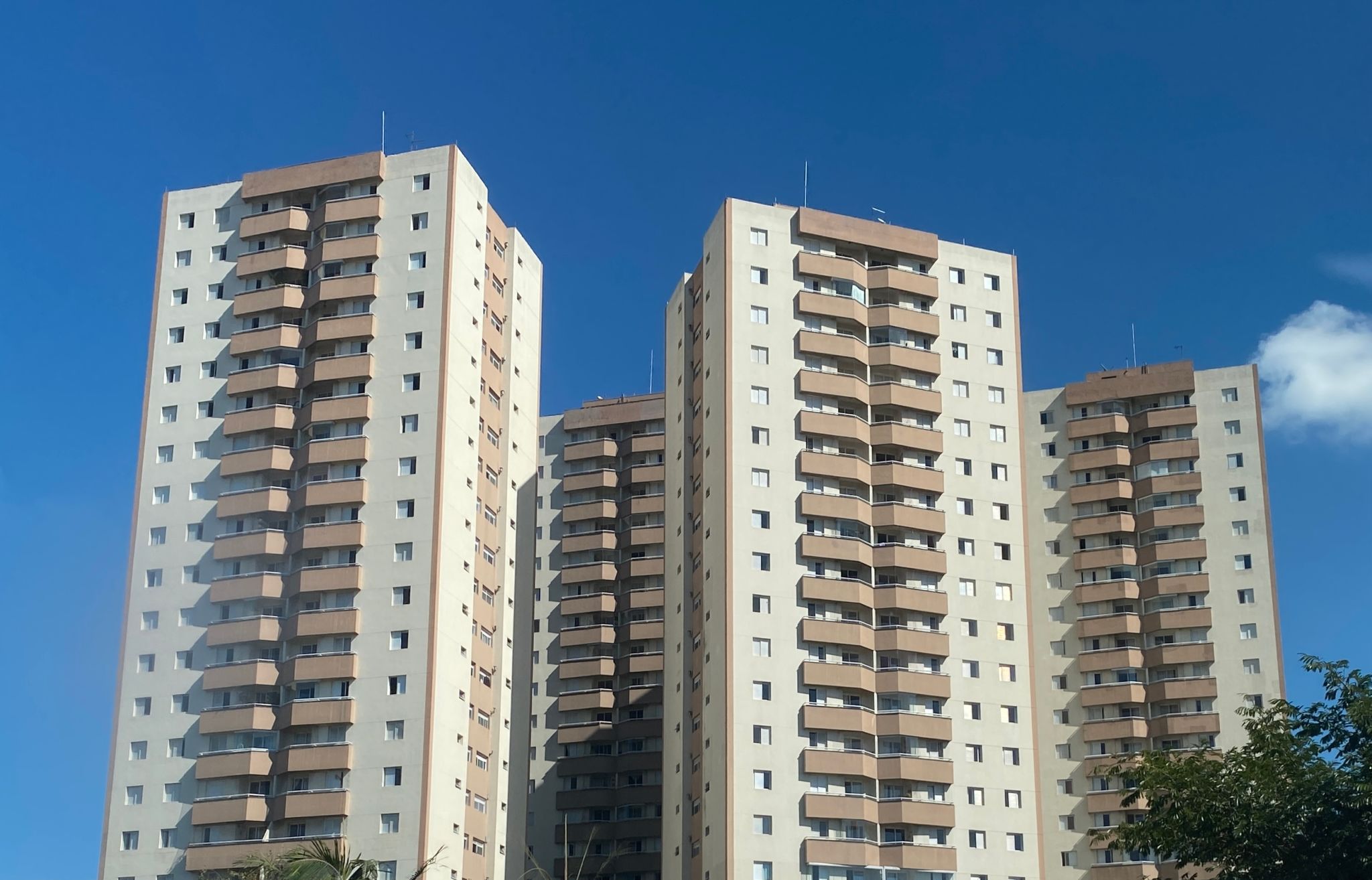 Residential buildings in Santo Andre Residential buildings in Santo Andre