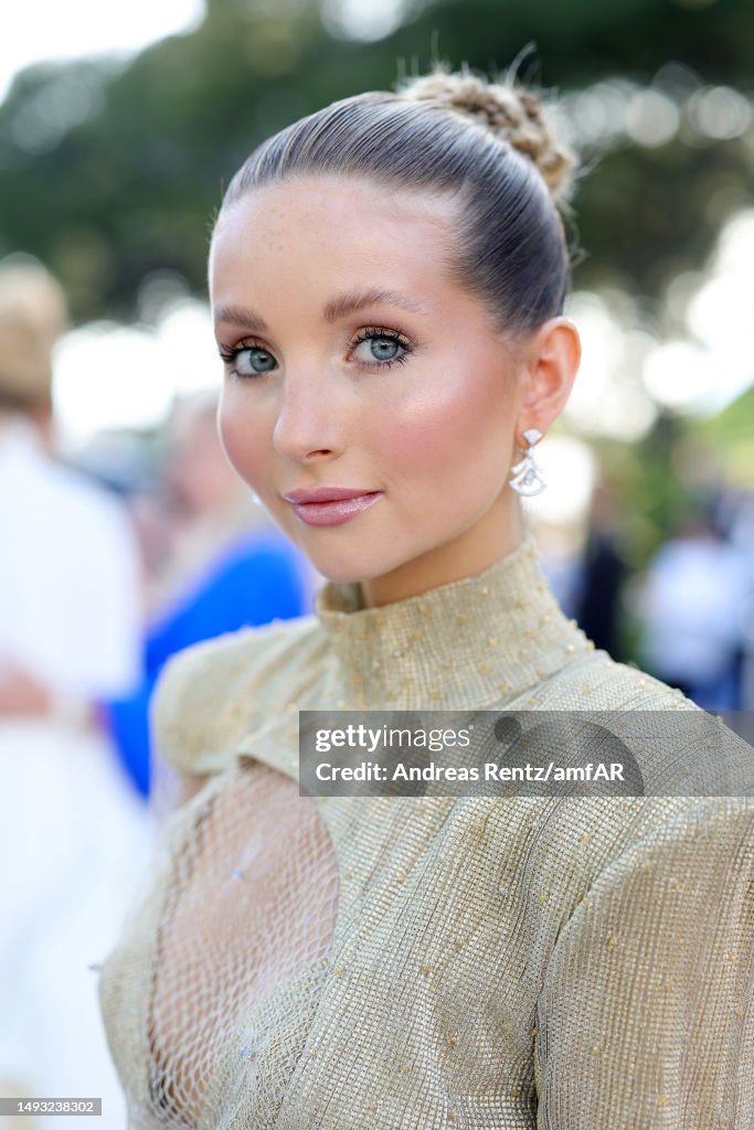 Anna Hiltrop attends the amfAR Cannes Gala 2023 at Hotel du