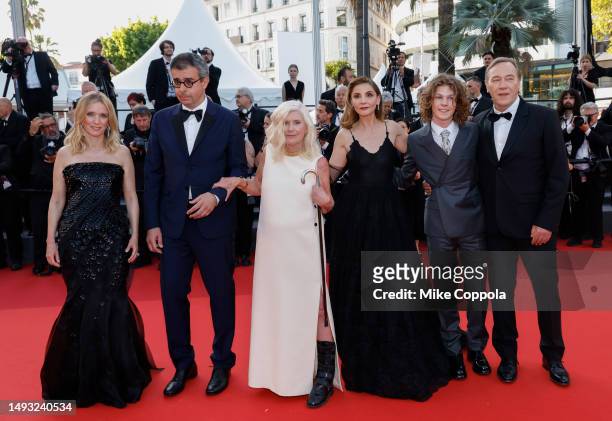 Léa Drucker, Saîd Ben Said, Director Catherine Breillat, Clotilde Courau, Samuel Kircher and Olivier Rabourdin attend the "L'Ete Dernier " red carpet...