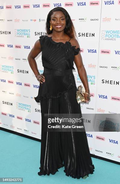 Eni Aluko attends the Women's Football Awards 2023 at Nobu Hotel on May 25, 2023 in London, England.