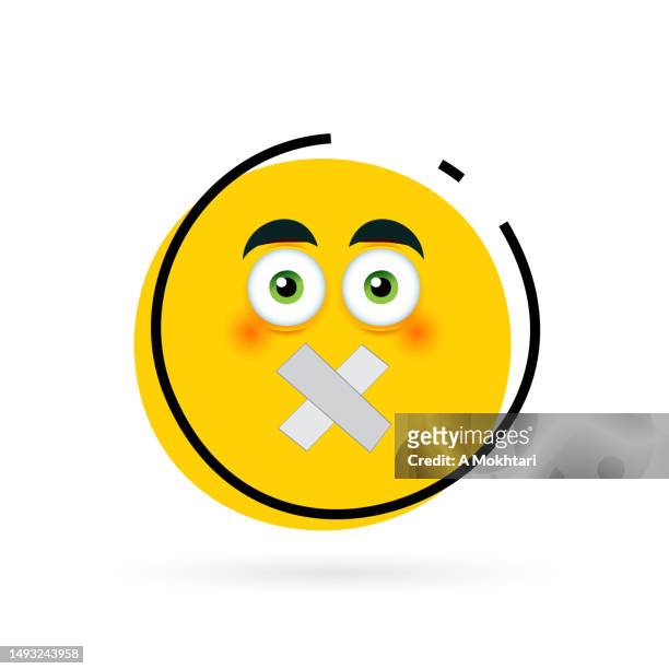 cute emoticon with funny face - 3 wise monkeys emoji stock illustrations