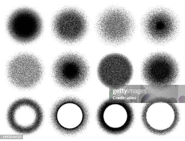 illustrations, cliparts, dessins animés et icônes de cercles - image grenée