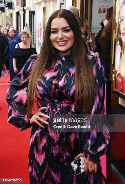 Amy Christophers attends "Aspects of Love" opening night at Lyric Theatre on May 25, 2023 in London, England.
