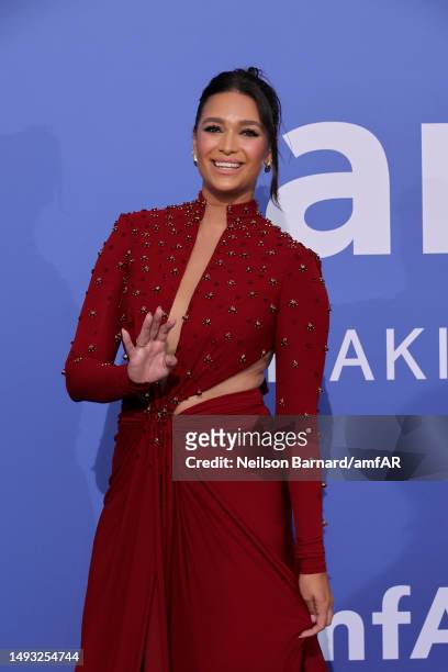 April Love Geary attends the amfAR Cannes Gala 2023 at Hotel du Cap-Eden-Roc on May 25, 2023 in Cap d'Antibes, France.