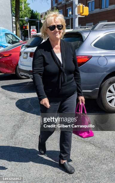April Margera is seen arriving to Chester County Justice Center on May 25, 2023 in Chester County, Pennsylvania.