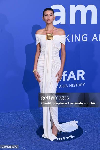 Georgia Fowler attends the amfAR Cannes Gala 2023 at Hotel du Cap-Eden-Roc on May 25, 2023 in Cap d'Antibes, France.