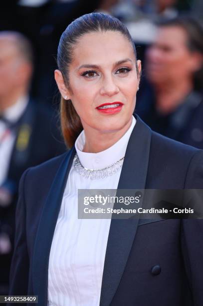 Elisa Tovati attends the "L'Ete Dernier " red carpet during the 76th annual Cannes film festival at Palais des Festivals on May 25, 2023 in Cannes,...