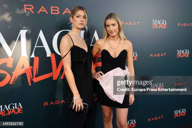 Daniela and Martina Figo attend the presentation of the new collection of the prestigious jewelry Rabat, called 'Salvaje, which is presented in the...