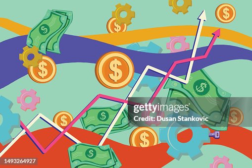 Gráfico de crecimiento de las finanzas monetarias Gráfico de crecimiento de las finanzas monetarias