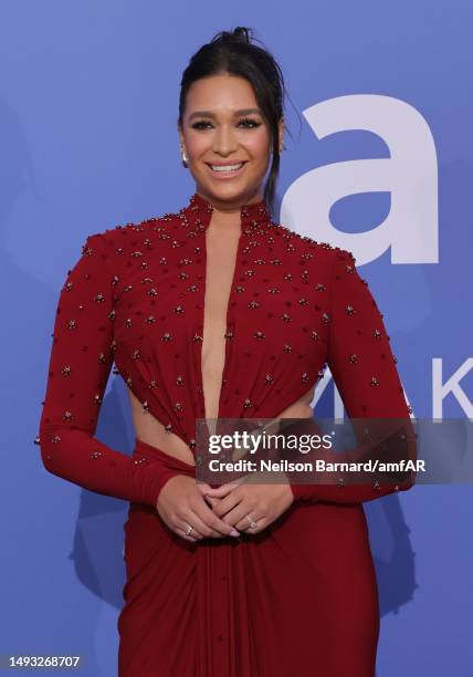 April Love Geary attends the amfAR Cannes Gala 2023 at Hotel du Cap-Eden-Roc on May 25, 2023 in Cap d'Antibes, France.