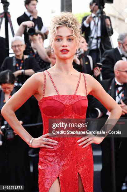 Rose Bertram attends the "L'Ete Dernier " red carpet during the 76th annual Cannes film festival at Palais des Festivals on May 25, 2023 in Cannes,...