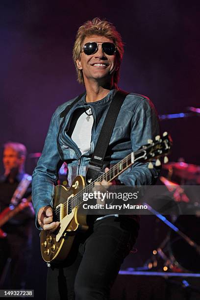 Jon Bon Jovi and The Kings of Suburbia perform at Hard Rock Live! in the Seminole Hard Rock Hotel & Casino on July 26, 2012 in Hollywood, Florida.