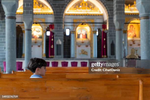 surp giragos armenian church or st. kyriakos church is located in the sur district of diyarbakır in southeastern turkey. - coptic stock pictures, royalty-free photos & images