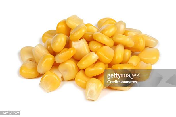 pila de maíz tierno kernels - maize fotografías e imágenes de stock