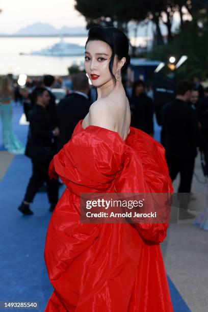 Fan Bingbing attends amfAR Gala 2023 Presented by The Red Sea International Film Festival during The 76th Annual Cannes Film Festival on May 25, 2023...