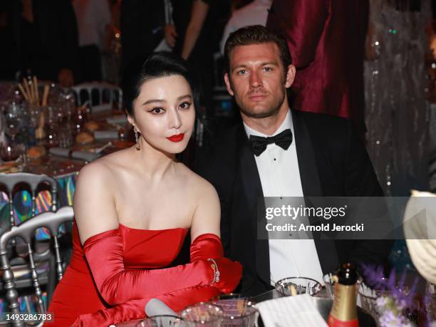 Fan Bingbing and Alex Pettyfer attend amfAR Gala 2023 Presented by The Red Sea International Film Festival during The 76th Annual Cannes Film...