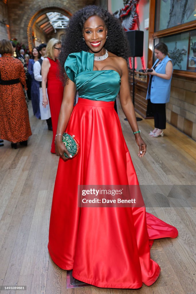 Gena West attends the 2023 DKMS Gala, in aid of the fight against