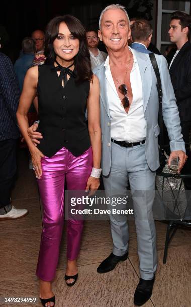 Jackie St Clair and Bruno Tonioli attend the "Aspects of Love" opening night post-show party at Theatre Royal on May 25, 2023 in London, England.