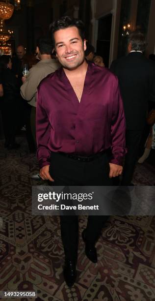 Joe McElderry attends the "Aspects of Love" opening night post-show party at Theatre Royal on May 25, 2023 in London, England.