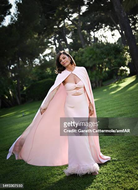 Helena Christensen attends the amfAR Cannes Gala 2023 at Hotel du Cap-Eden-Roc on May 25, 2023 in Cap d'Antibes, France.