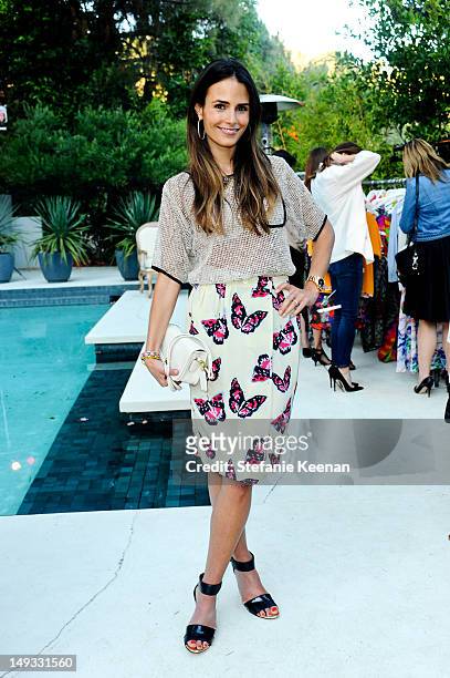 Jordana Brewster attends A Dannijo And Tucker Tea on July 26, 2012 in Beverly Hills, California.