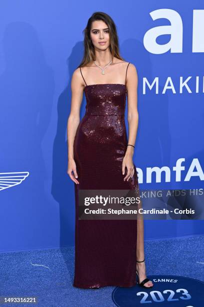 Helena Gatsby attends the amfAR Cannes Gala 2023 at Hotel du Cap-Eden-Roc on May 25, 2023 in Cap d'Antibes, France.