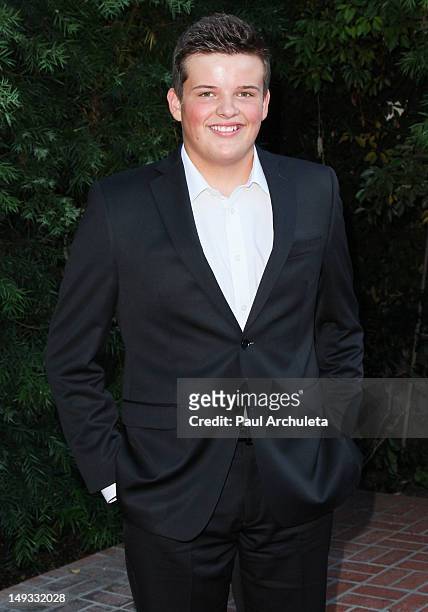 Actor Riley Griffiths attends the 2012 Saturn Awards at The Castaway Event Center on July 26, 2012 in Burbank, California.