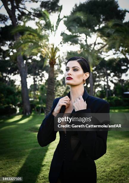 Isabeli Fontana attends the amfAR Cannes Gala 2023 at Hotel du Cap-Eden-Roc on May 25, 2023 in Cap d'Antibes, France.