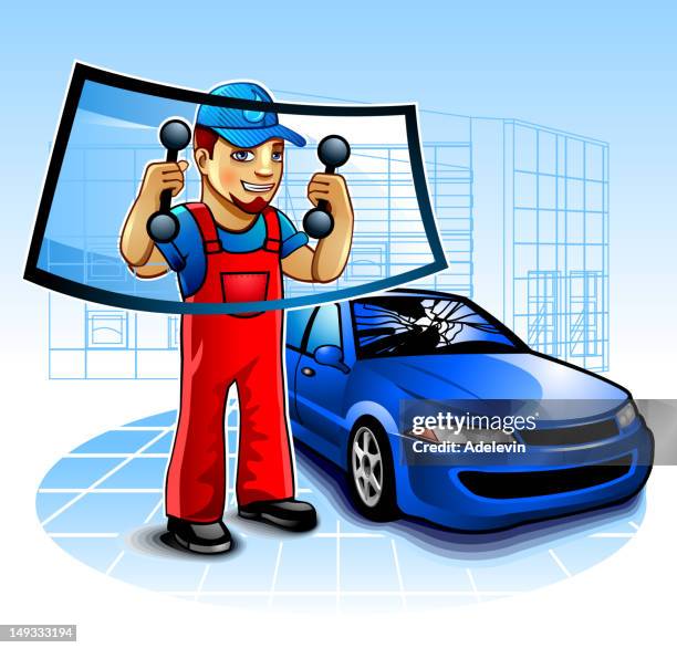 Windscreen Racking Cartoon Broke Window Cartoon Photos and Premium High Res Pictures - Getty Images