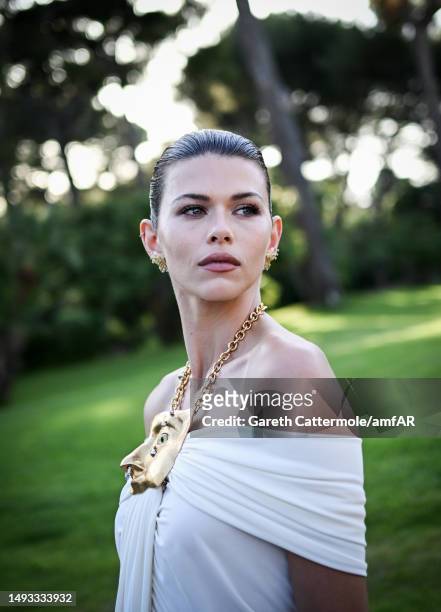 Georgia Fowler attends the amfAR Cannes Gala 2023 at Hotel du Cap-Eden-Roc on May 25, 2023 in Cap d'Antibes, France.