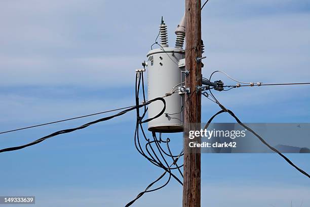 high voltage transformer - transformer stock pictures, royalty-free photos & images