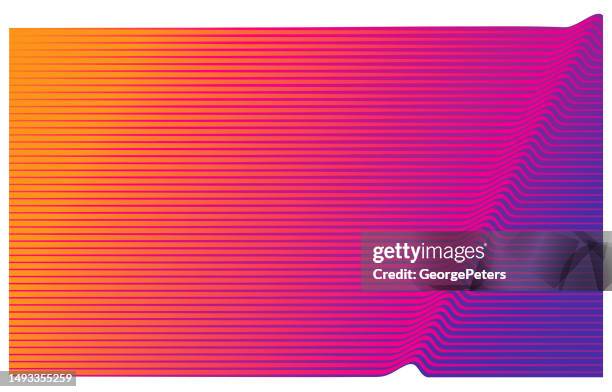 Technology Background With Horizontal Stripes High-Res Vector Graphic ...