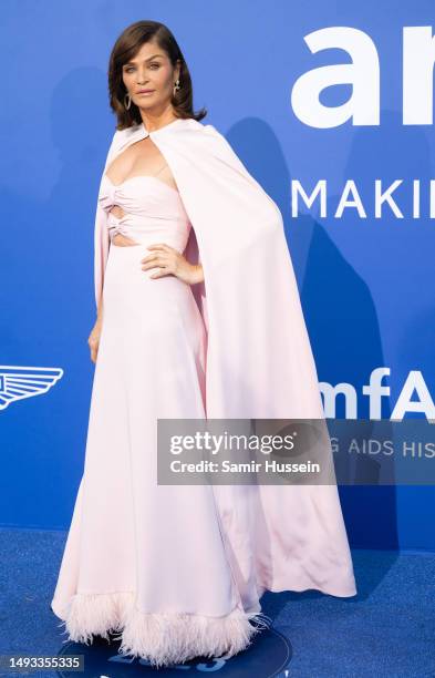 Helena Christensen attends the amfAR Cannes Gala 2023 at Hotel du Cap-Eden-Roc on May 25, 2023 in Cap d'Antibes, France.