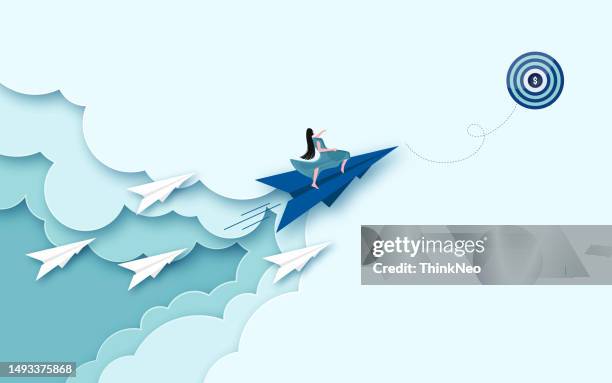 ilustraciones, imágenes clip art, dibujos animados e iconos de stock de buscando el éxito - oportunidad