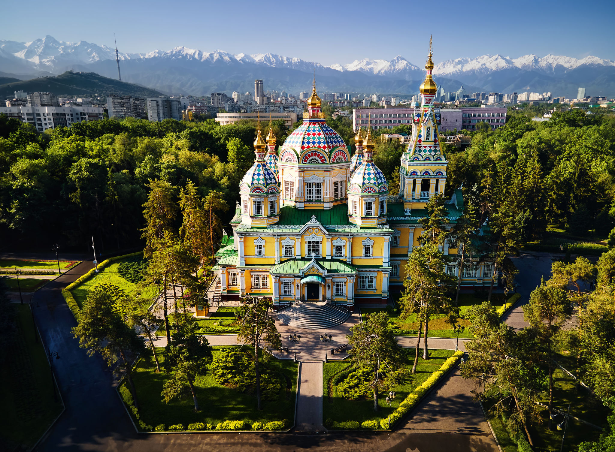 Ascension Cathedral Russian Orthodox Church in Almaty Ascension Cathedral Russian Orthodox Church in Almaty