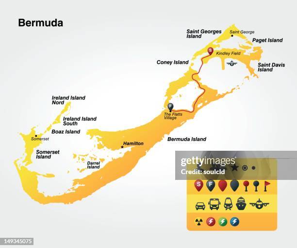 bermuda - bermuda stock illustrations
