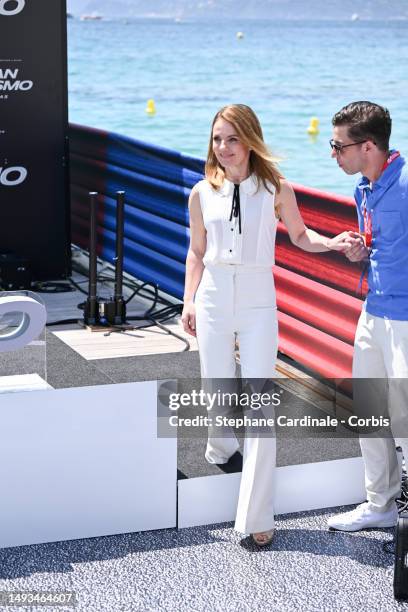 Geri Halliwell attends the "Gran Turismo" Photocall at the 76th annual Cannes film festival at Carlton Beach Club on May 26, 2023 in Cannes, France.