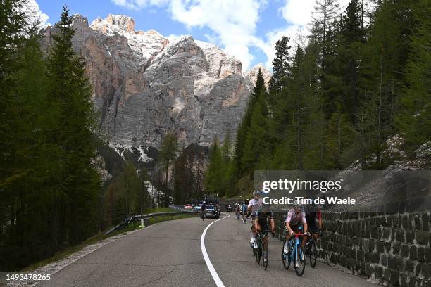 Alex Baudin of France and AG2R Citroën Team, Stefano Oldani of Italy and Team Alpecin-Deceuninck, Nicolas Prodhomme of France and AG2R Citroën Team,...