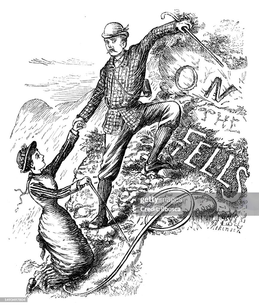 British satire caricature comic cartoon illustration