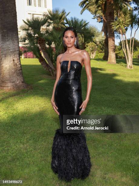 Cindy Bruna attends amfAR Gala 2023 Presented by The Red Sea International Film Festival during the 76th Annual Cannes Film Festival on May 25, 2023...