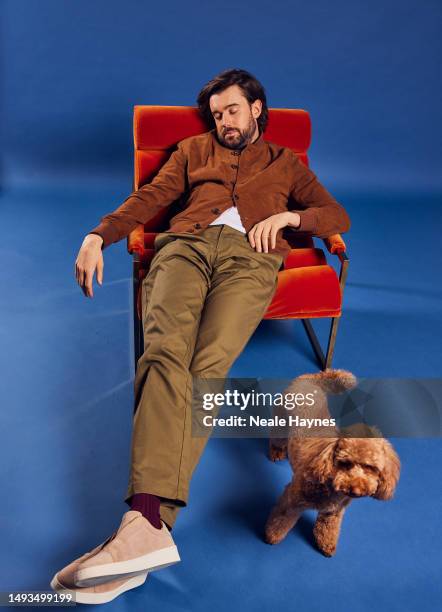 Comedian and actor Jack Whitehall is photographed for the Daily Mail on May 12, 2023 in London, England.