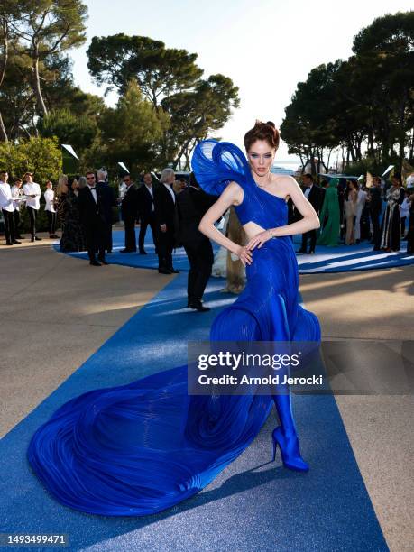 Coco Rocha attends amfAR Gala 2023 Presented by The Red Sea International Film Festival during the 76th Annual Cannes Film Festival on May 25, 2023...