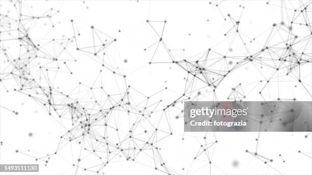 network connection - big data white background stock pictures, royalty-free photos & images