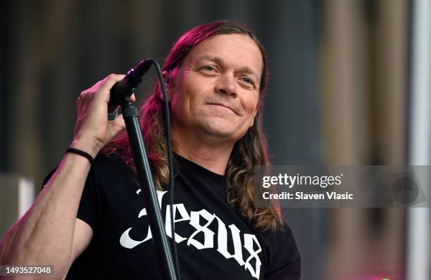 Singer Brad Arnold of 3 Doors Down performs at 2023 FOX & Friends' Summer Concert Series on May 26, 2023 in New York City.