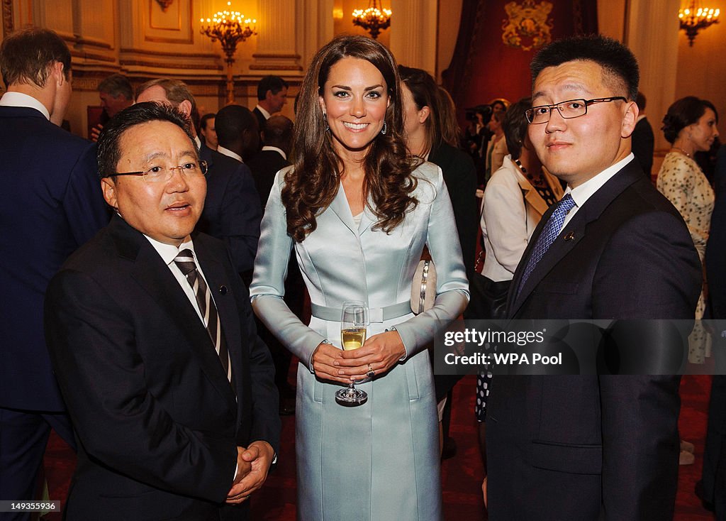 Reception At Buckingham Palace For Heads Of State And Government Attending The Opening Ceremony Of The Olympics