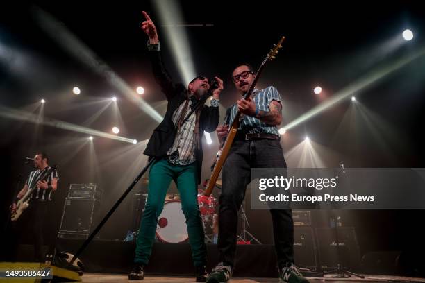 Enrique Villarreal Armendariz, better known by his stage name El Drogas, during a performance at La Riviera, on May 25 in Madrid, Spain. El Drogas is...