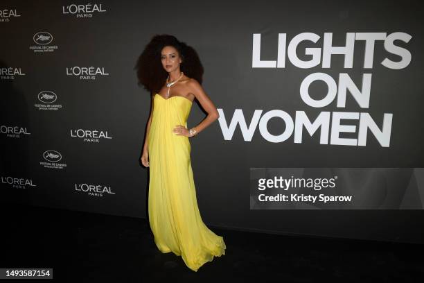Taís Araújo attends the L'Oreal - Lights on Women Award at the 76th annual Cannes film festival at on May 26, 2023 in Cannes, France.