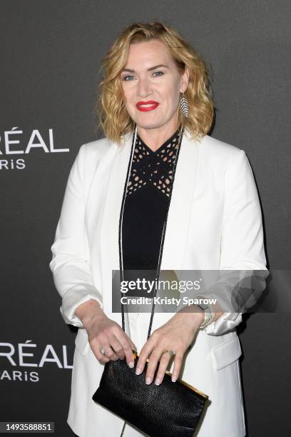 Kate Winslet attends the L'Oreal - Lights on Women Award at the 76th annual Cannes film festival at on May 26, 2023 in Cannes, France.