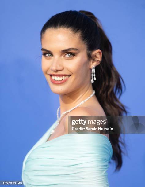 Sara Sampaio attends the amfAR Cannes Gala 2023 at Hotel du Cap-Eden-Roc on May 25, 2023 in Cap d'Antibes, France.